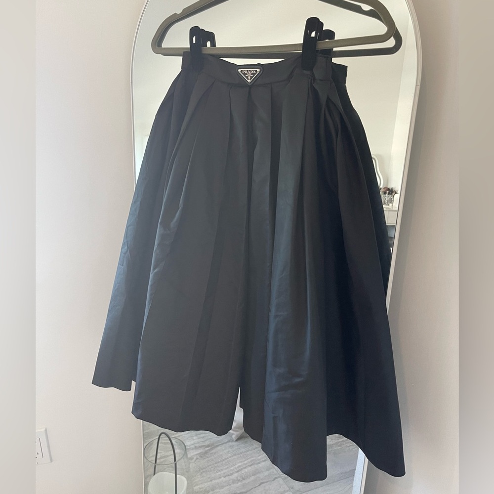 Prada Mid Length Pleated Skirt